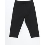 LC Waikiki Lcw Kids Siyah Beli Lastikli 3/4 Boy Kız Çocuk Tayt - 7 - 8 Yaş