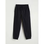 LC Waikiki Lcw Kids Siyah Beli Lastikli Erkek Çocuk Gabardin Jogger Pantolon - 7 - 8 Yaş