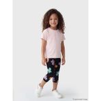 LC Waikiki Lcw Kids Siyah Beli Lastikli Kelebek Baskılı Kız Çocuk Tayt - 9 - 12 Ay
