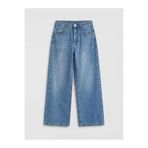 LC Waikiki LCW KidsIndigo Wideleg Baskılı Kız Çocuk Jean Pantolon