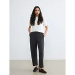 LC Waikiki Lcw Modest Antrasit Beli Lastikli Soft Touch Kadın Eşofman Altı