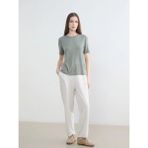 LC Waikiki Lcw Modest Bej Beli Lastikli Soft Touch Kadın Eşofman Altı - 3XL