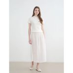 LC Waikiki Lcw Modest Beyaz Beli Lastikli Kloş Etek - 42