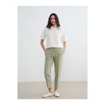 LC Waikiki LCW Modest Haki Beli Lastikli Havuç Kesim Kadın Pantolon