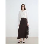 LC Waikiki Lcw Modest Kahverengi Beli Lastikli A Kesim Triko Etek