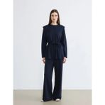 LC Waikiki Lcw Modest Lacivert Beli Lastikli Soft Touch Kadın Eşofman Altı