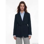 LC Waikiki Lcw Modest Lacivert Kuşaklı Yaka Kadın Blazer Ceket - 40