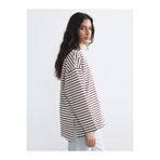 LC Waikiki LCW Modest Mürdüm Rahat Kalıp Kadın Sweatshirt Tunik