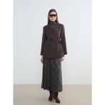 LC Waikiki Lcw Modest Siyah Beli Fermuarlı Ekose Kloş Etek - 40