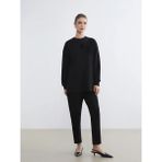 LC Waikiki Lcw Modest Siyah Beli Lastikli Kadın Eşofman Altı - XL