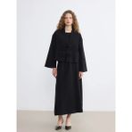 LC Waikiki Lcw Modest Siyah Beli Lastikli Kloş Müslin Etek - 38