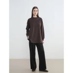 LC Waikiki Lcw Modest Siyah Beli Lastikli Soft Touch Kadın Eşofman Altı - 3XL