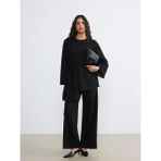LC Waikiki Lcw Modest Siyah Beli Lastikli Soft Touch Kadın Eşofman Altı