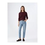 LC Waikiki LCW ModestIndigo Mom Fit Kadın Jean Pantolon