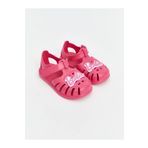 LC Waikiki LCW STEPS Fuşya Barbie Baskılı Kız Bebek Plaj Sandaleti