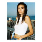 LC Waikiki LCW Vision Bisiklet Yaka Pencere Detaylı Kadın Crop