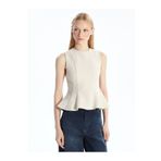 LC Waikiki LCW Vision Bisiklet Yaka Peplum Bluz