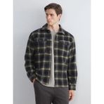 LC Waikiki Lcw Vision Haki Regular Fit Uzun Kollu Ekose Erkek Gömlek Ceket - 2XL