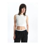 LC Waikiki LCW Vision Kadın Bisiklet Yaka Düz Crop