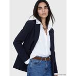 LC Waikiki Lcw Vision Lacivert Krep Kadın Blazer Ceket - 2XL