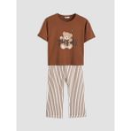 LC Waikiki Lcw Young Pembe Ayı Teddy Baskılı Kadın Pijama Takım - XS