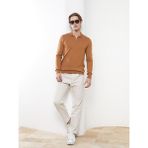 LC Waikiki Lcwaıkıkı Basic Polo Yaka Uzun Kollu Ince Erkek Triko Kazak - Renkli - M