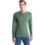 LC Waikiki Lcwaıkıkı Basic Yeşil Bisiklet Yaka Uzun Kollu Penye Erkek Tişört - 3XL