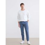 LC Waikiki Lcwaıkıkı Classic Indigo Standart Kalıp Erkek Jogger Eşofman Altı - XL - İndigo