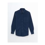 LC Waikiki LCWAIKIKI Classic Regular Fit Uzun Kollu Kadife Erkek Gömlek