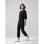 LC Waikiki Lcwaıkıkı Classic Siyah Beli Lastikli Soft Touch Kadın Eşofman Altı - 3XL