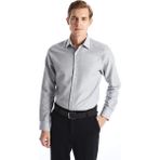 LC Waikiki Lcwaıkıkı Formal Gri Slim Fit Uzun Kollu Erkek Gömlek