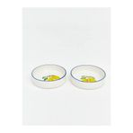 LC Waikiki Limon Baskılı Seramik Kase 2'li Set, 13 cm, Beyaz