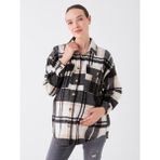 LC Waikiki Maternity Ekose Uzun Kollu Hamile Oduncu Gömlek Ceket - M - L - Siyah