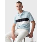 LC Waikiki Mavi Polo Yaka Oversize Erkek Penye Tişört - XL