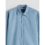 Lc Waikiki Mavi Regular Fit Gabardin Erkek Gömlek - 2XL