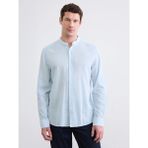 LC Waikiki Mavi Regular Fit Hakim Yaka Erkek Gömlek - XL