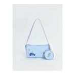LC Waikiki Mavi Stitch Figürlü Kız Çocuk Omuz Çantası