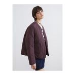 LC Waikiki NEVAVM Farkıyla Oval Yaka Kapitone Oversize Kadın Ceket