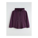 LC Waikiki Peak Yeni Sezon Kapüşonlu Oversize Kadın Fermuarlı Sweatshirt