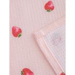 LC Waikiki Pembe Çilek Nakışlı Pamuklu Çift Kişilik Pike