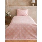 LC Waikiki Pembe Fiyonk Desenli Tek Kişilik Pike Seti (S6)