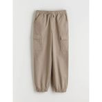 LC Waikiki Regular Fit Erkek Çocuk Jogger Pantolon (S6) - Bej - Dropsuz - 8 - 9 Yaş