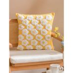 LC Waikiki Sarı Çiçek Desenli Kırlent Kılıfı 45 x 45 cm (S6)