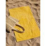 LC Waikiki Sarı Desenli Erkek Çocuk Plaj Havlusu 70X140 cm (S6)