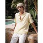 LC Waikiki Sarı Loose Fit Erkek Gömlek