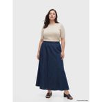 LC Waikiki Siyah Beli Lastikli Kloş Jean Etek - 44