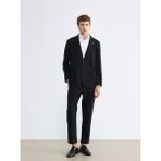 LC Waikiki Siyah Dar Kalıp Erkek Blazer Ceket - M