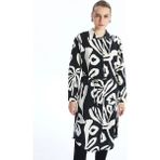 LC Waikiki Siyah Desenli Kadın Gömlek Tunik - 48