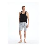 LC Waikiki Siyah Slim Fit Erkek Pijama Alt Şort