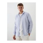 LC Waikiki Slim Fit Uzun Kollu Çizgili Erkek Gömlek (W5)